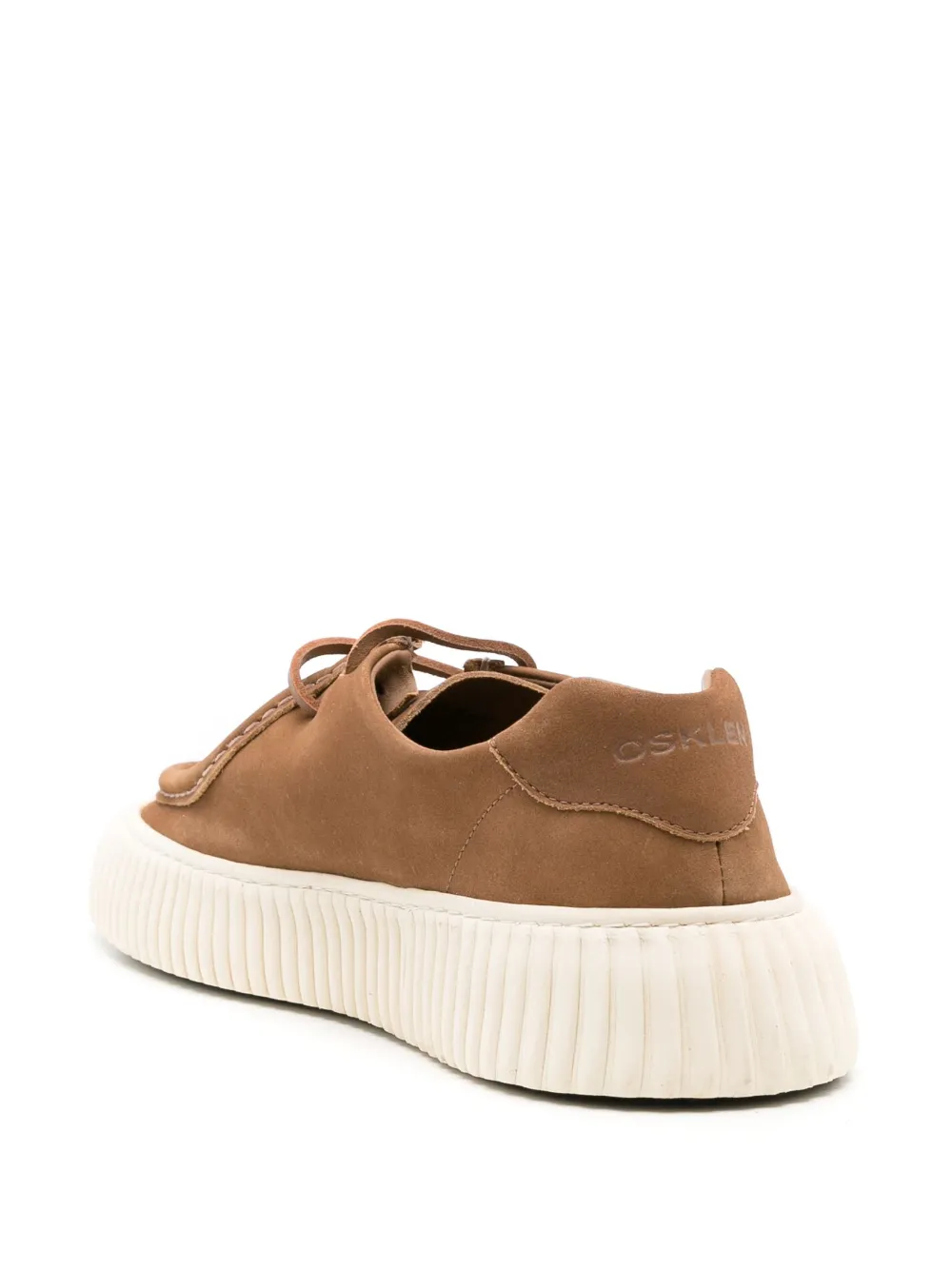 Osklen Platform-sole Low-top Sneakers In Brown
