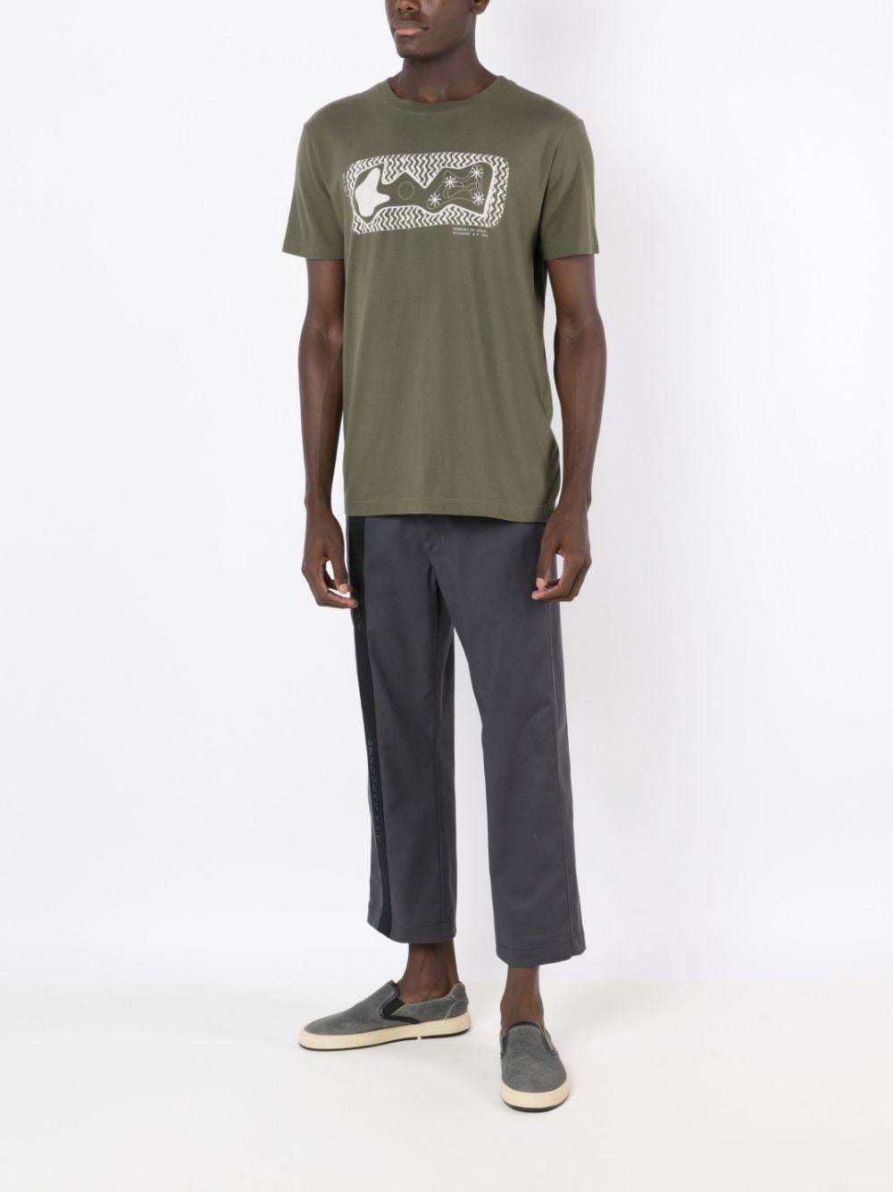 Osklen Terreiro de Jesus cotton T-shirt - Groen