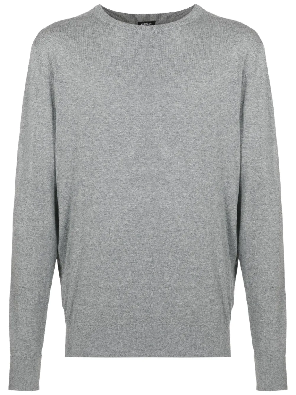 Osklen Fine-knit Cotton Jumper In Grey