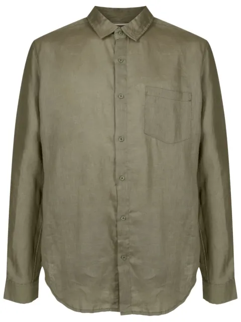 Osklen long-sleeved linen shirt