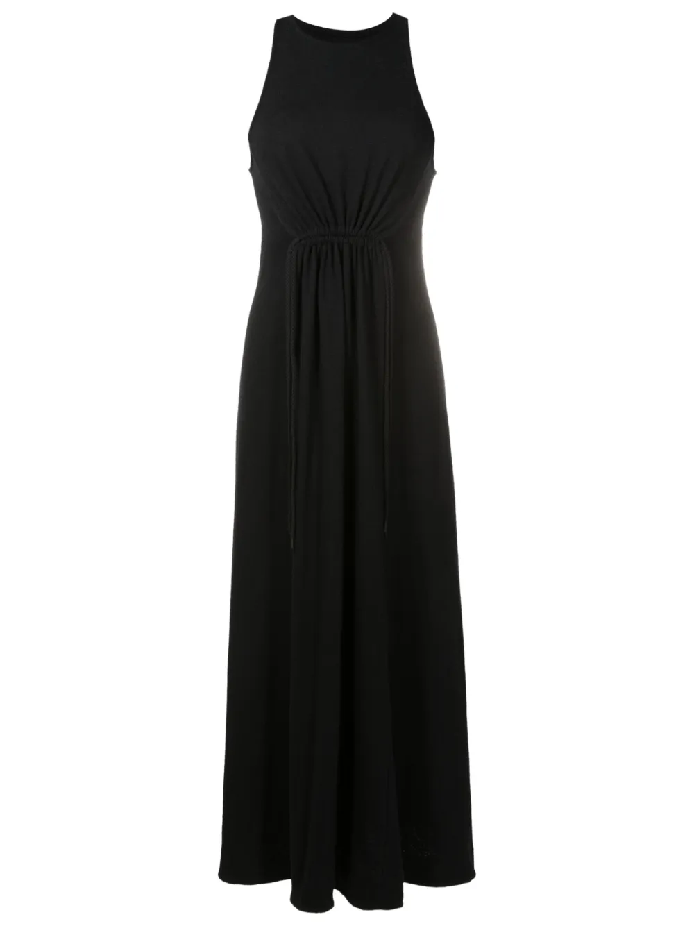 Osklen Drawstring Maxi Dress In Black