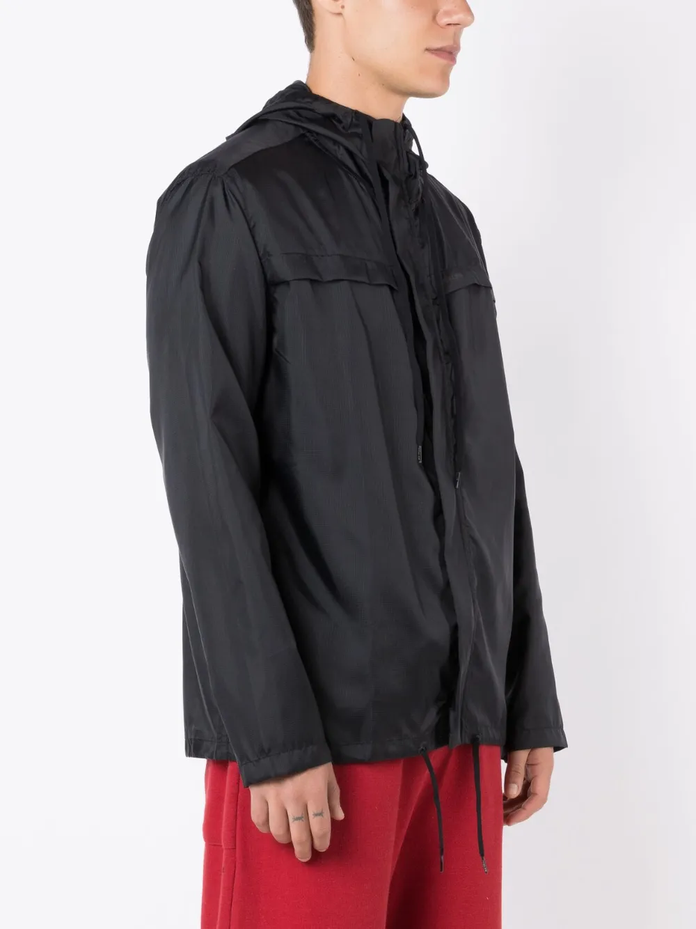 Osklen Windbreaker Mit Kapuze In Black
