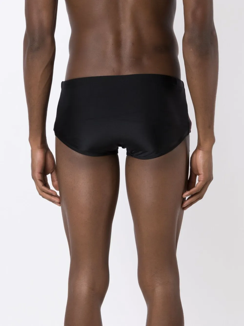 Osklen Stripe-detail Swim Trunks In Black