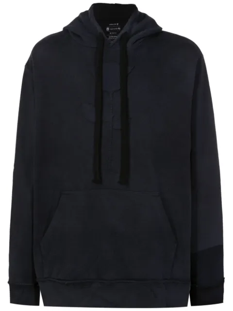 Osklen flower-patch cotton hoodie 
