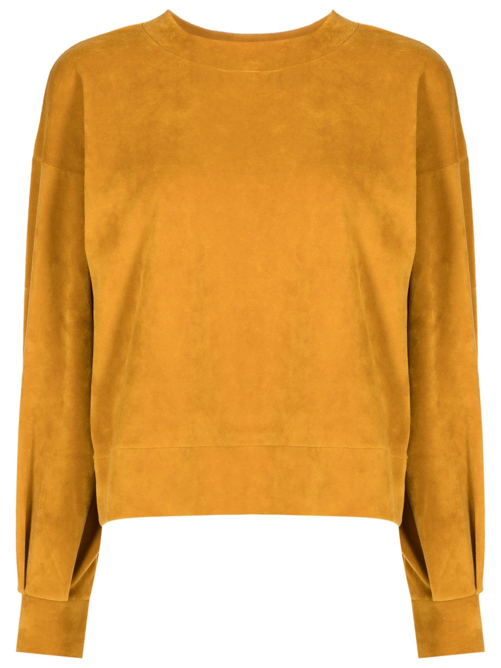 Osklen Drop-shoulder Cotton Sweatshirt In Yellow