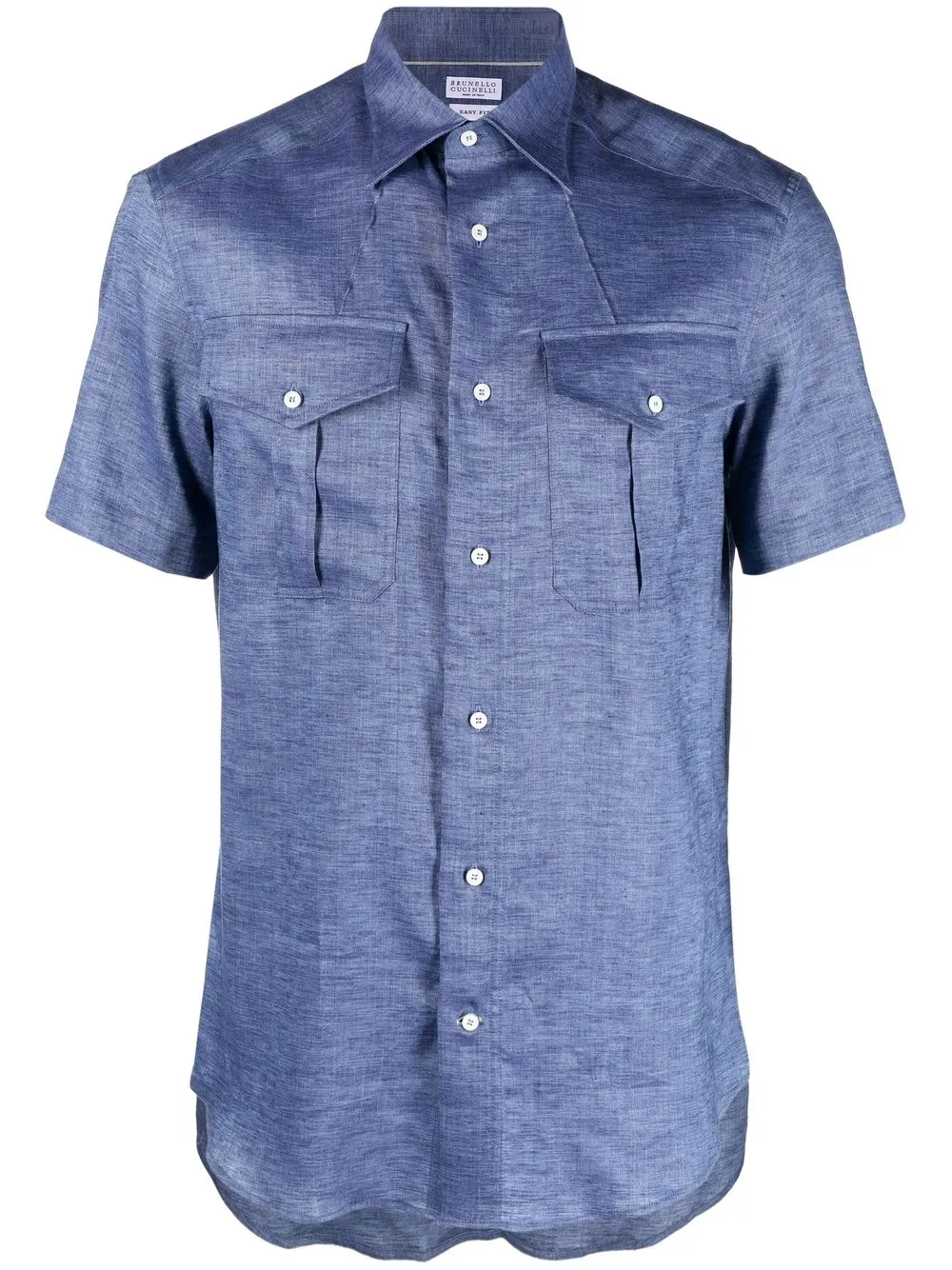 

Brunello Cucinelli camisa manga corta - Azul