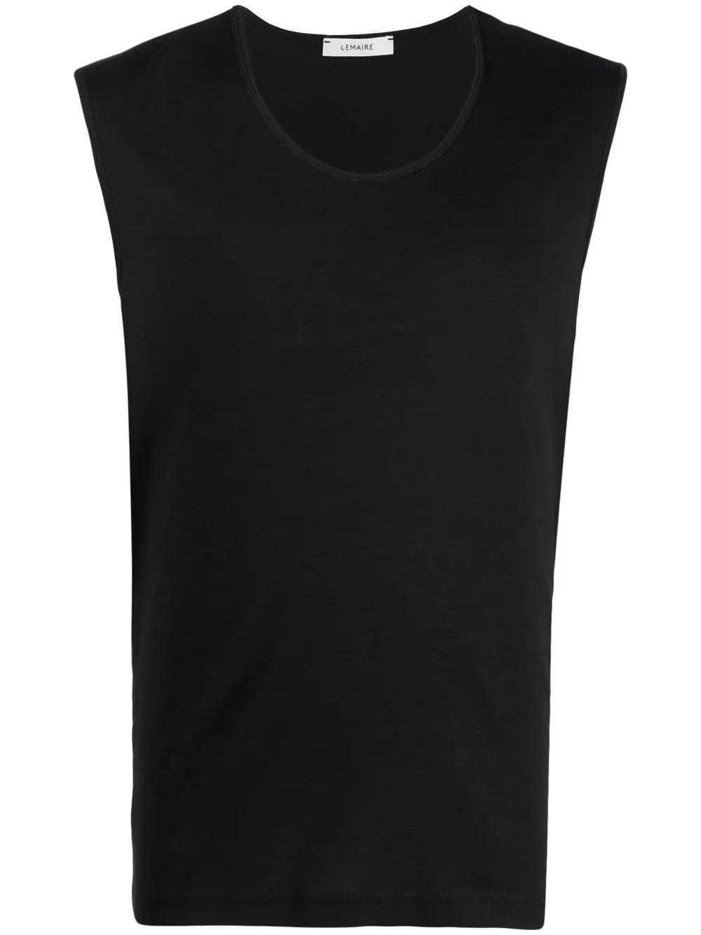 LEMAIRE SCOOP NECK COTTON VEST