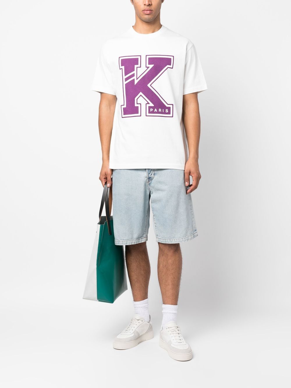 Kenzo T-shirt met logoprint - Wit