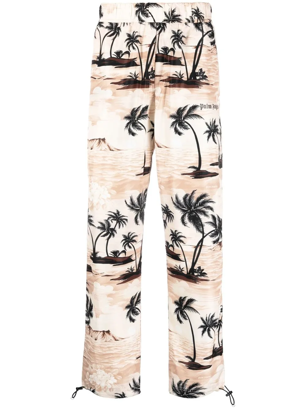 

Palm Angels palm tree-print trousers - Neutrals