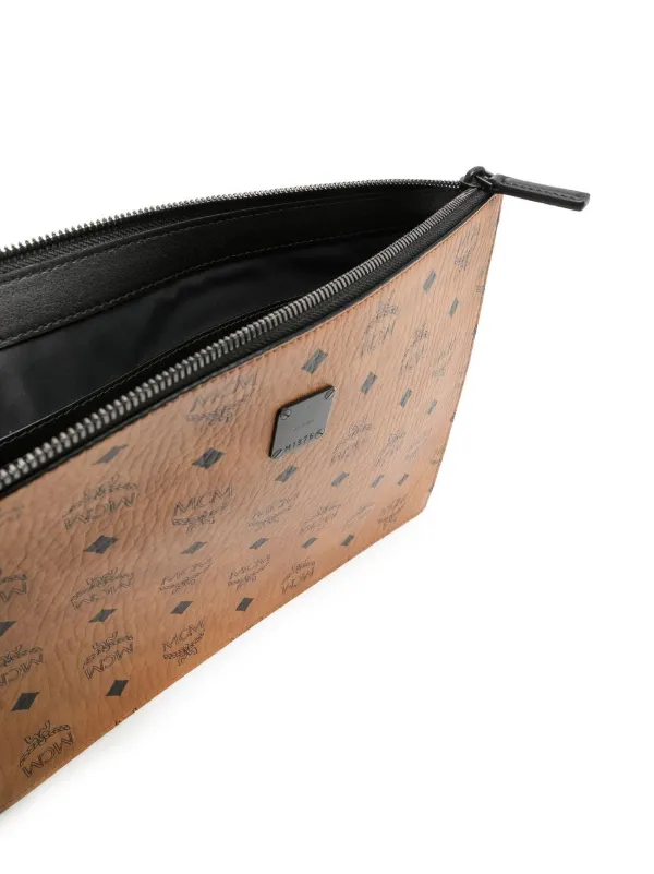 MCM Medium Aren Clutch Bag - Farfetch