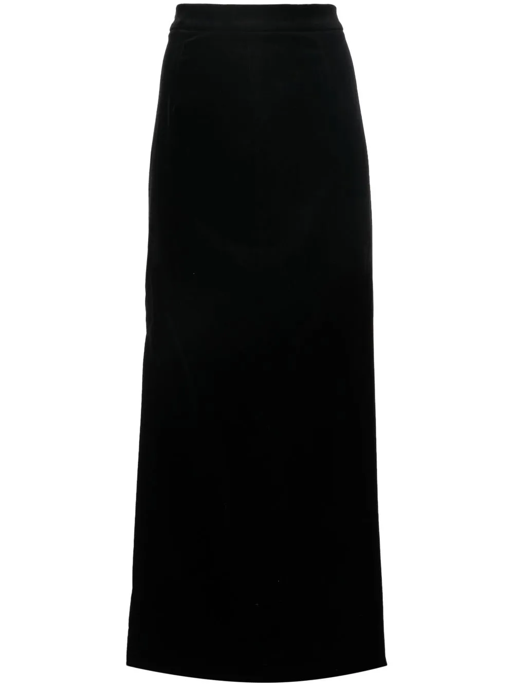 

Nili Lotan Belle velvet straight skirt - Black