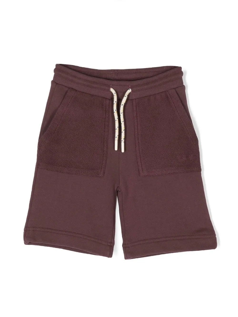 

Bonpoint contrast-panel track shorts - Brown