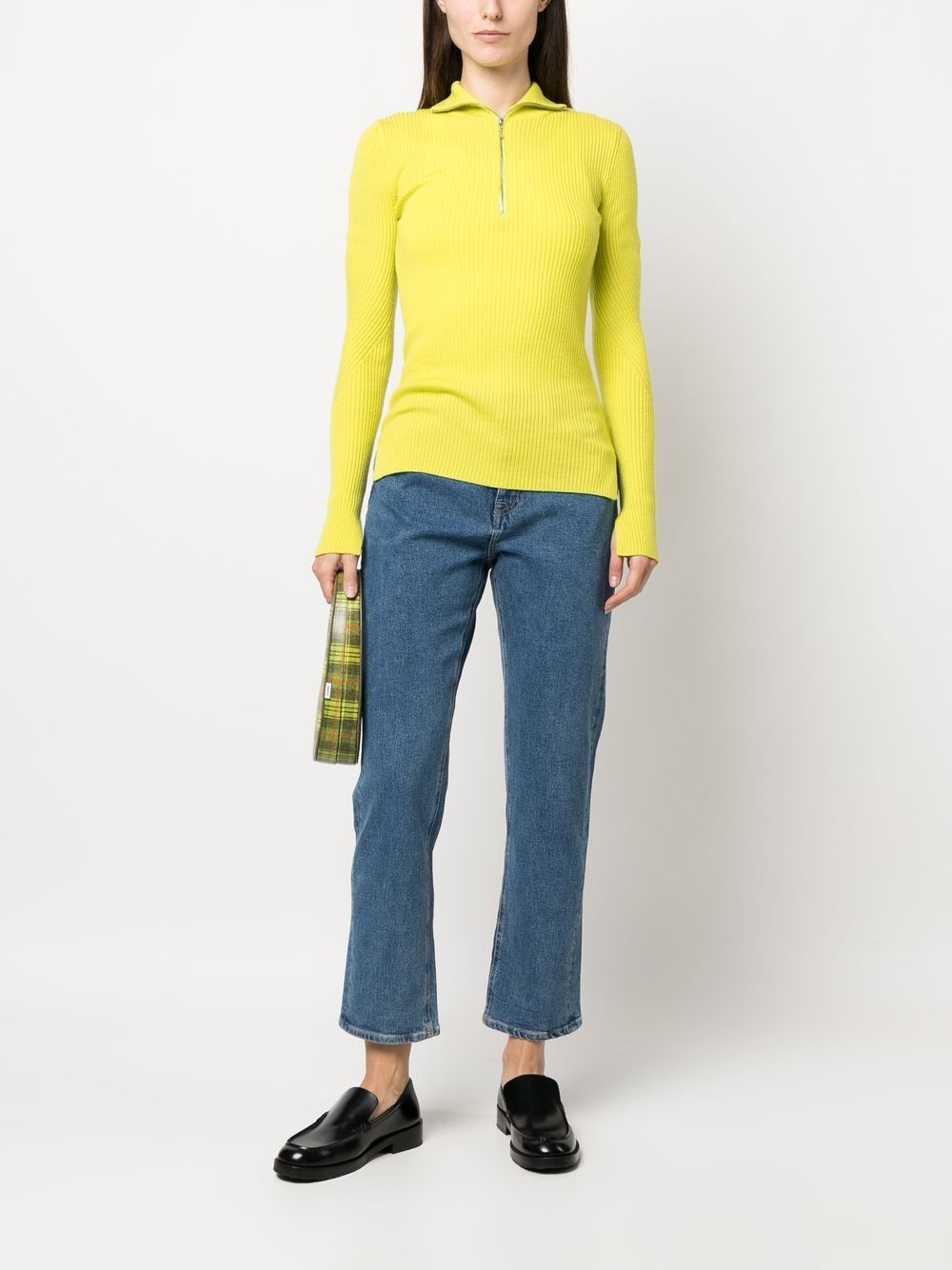 Shop Ps By Paul Smith Mid-rise Cropped Jeans In Blue