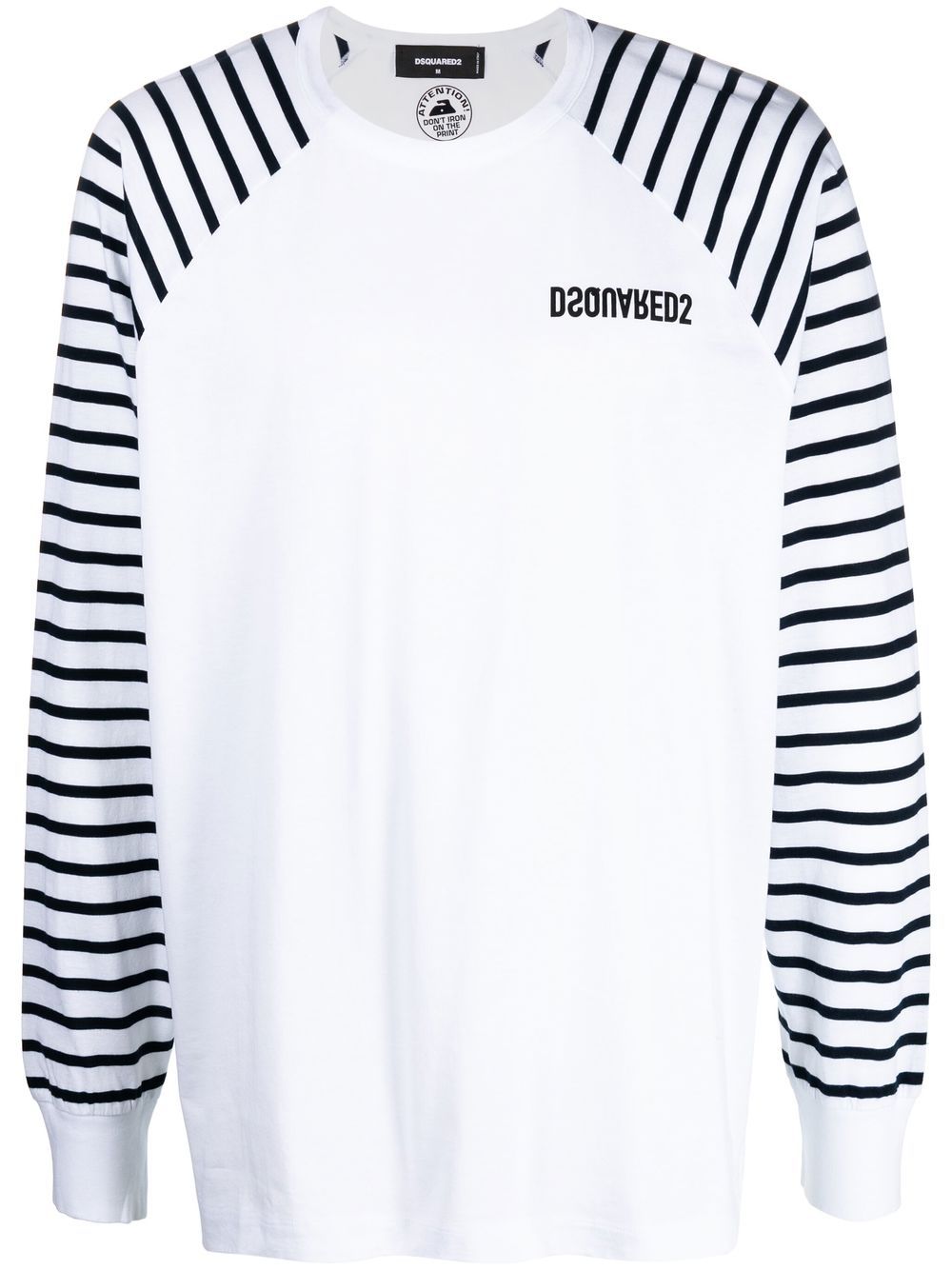 Shop Dsquared2 Long-sleeve T-shirt In Weiss