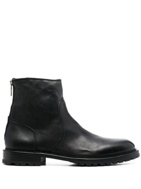 PS Paul Smith bottines en cuir à fermeture zippée