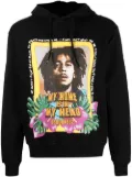 DSQUARED2 Bob Marley long-sleeve hoodie - Black