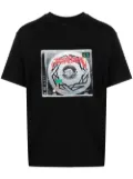 44 LABEL GROUP graphic-print short-sleeve T-shirt - Black