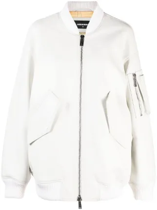 Dsquared2 Leather Bomber Jacket Farfetch