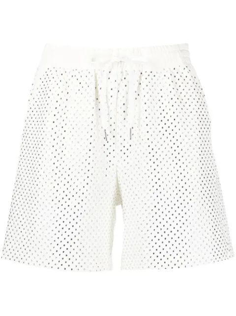 P.A.R.O.S.H. shorts con detalles de strass