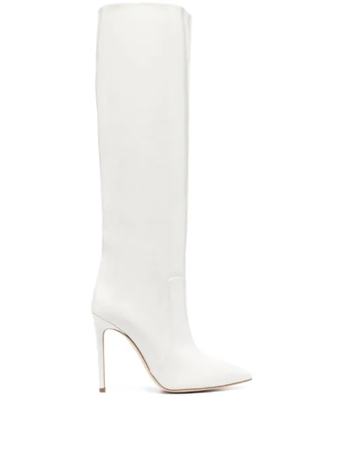 Paris Texas 110mm stiletto leather boots