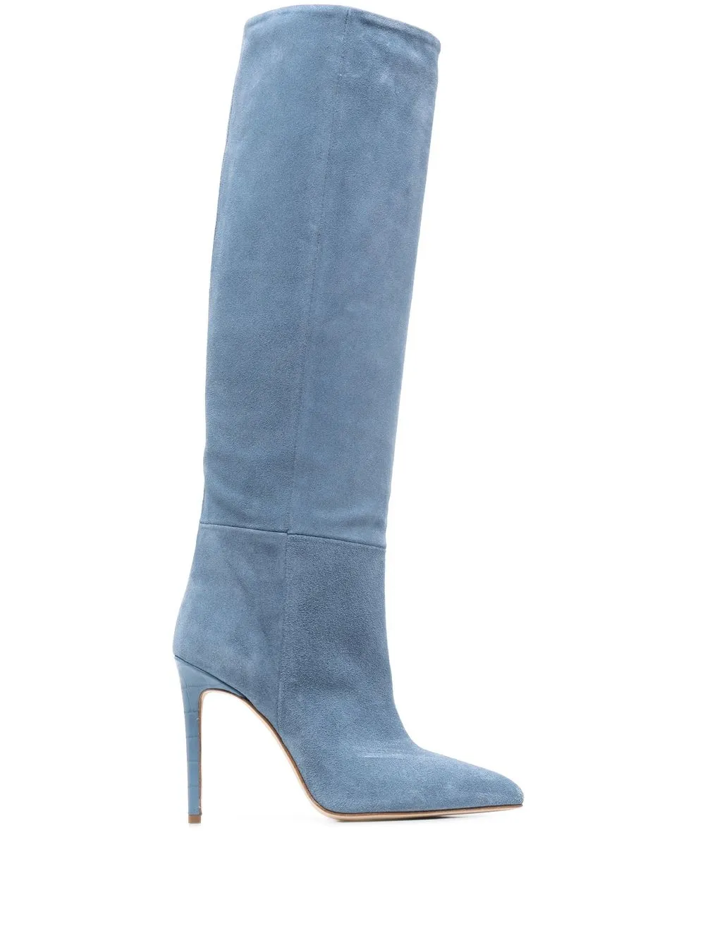 

Paris Texas 105mm heeled suede boots - Blue