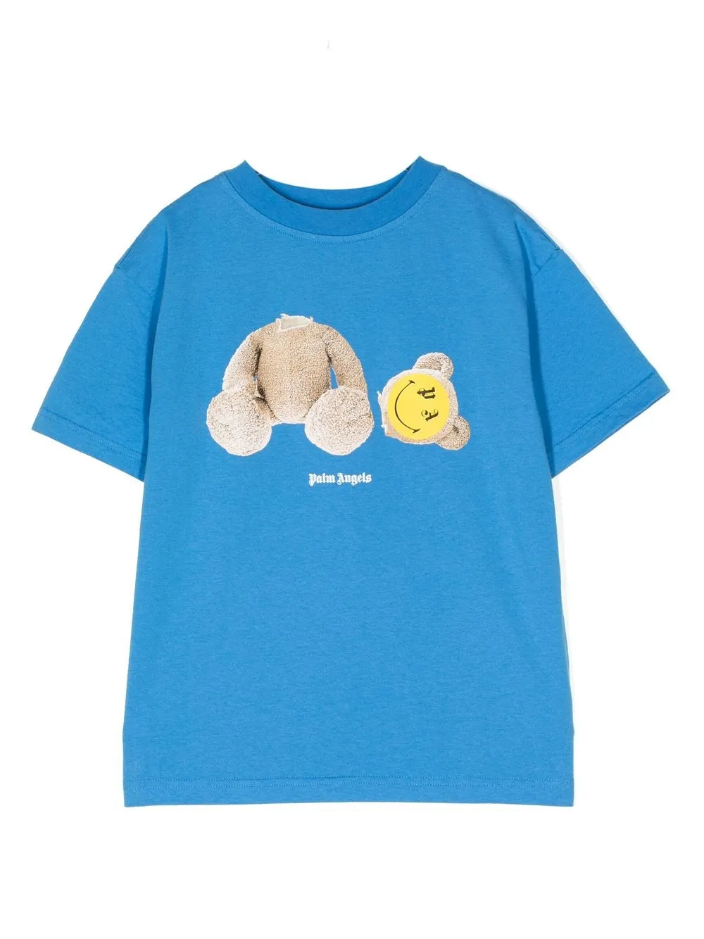 

Palm Angels Kids Smiley Bear short-sleeved T-shirt - Blue