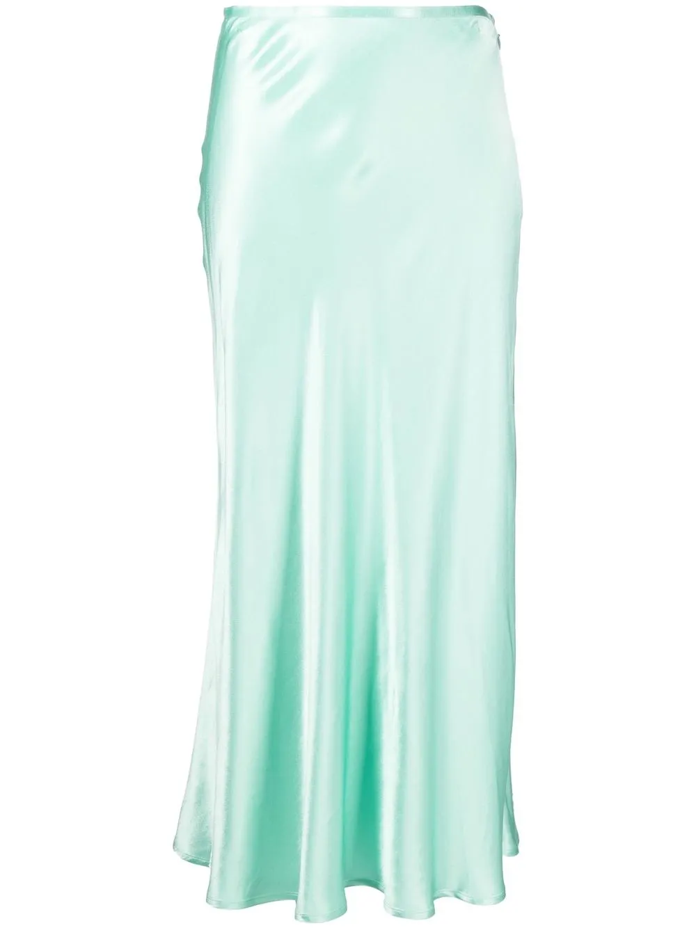 

Rixo Kelly satin maxi skirt - Green