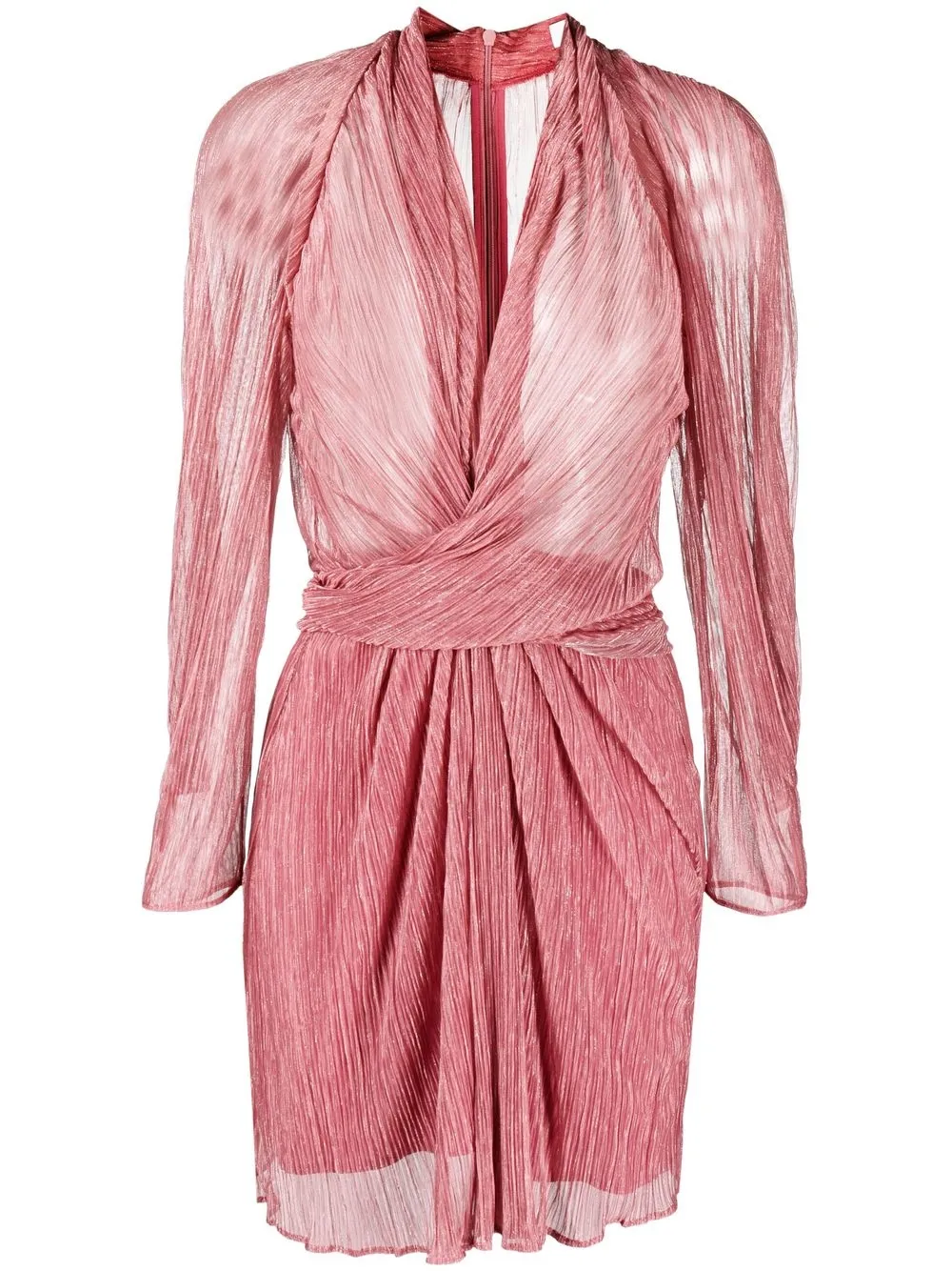 

IRO Canian pleated mini dress - Pink