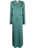 PAULA Malaya jacquard dress - Green