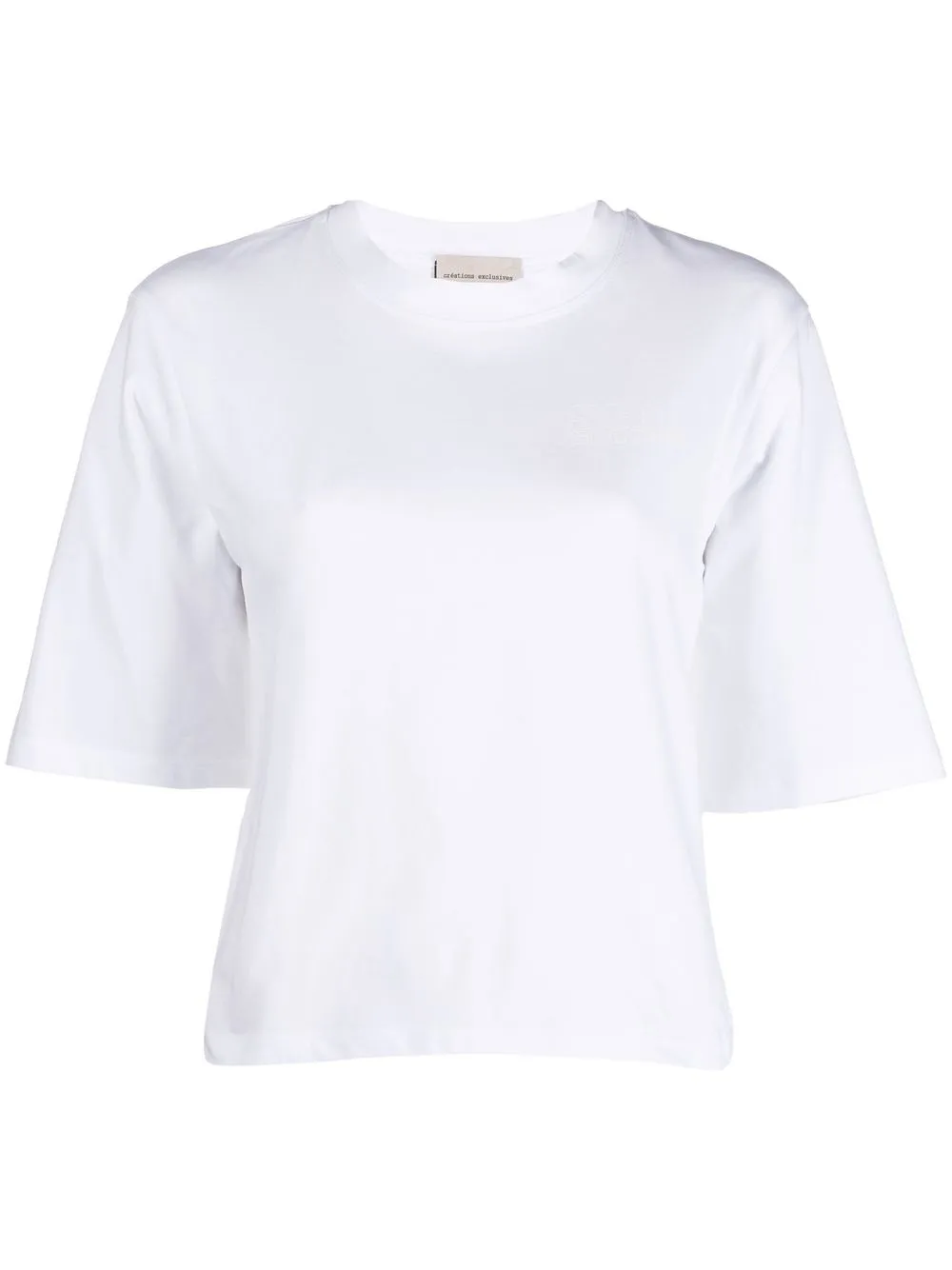 

Semicouture wide-sleeves T-shirt - White