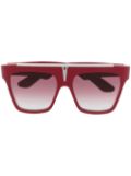 Jacques Marie Mage square-frame sunglasses - Red