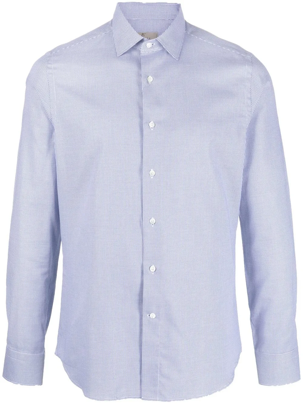 

Canali long-sleeve cotton shirt - Blue