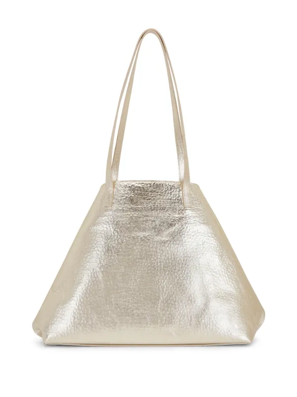Akris Ai Metallic Shoulder Bag | Gold | FARFETCH