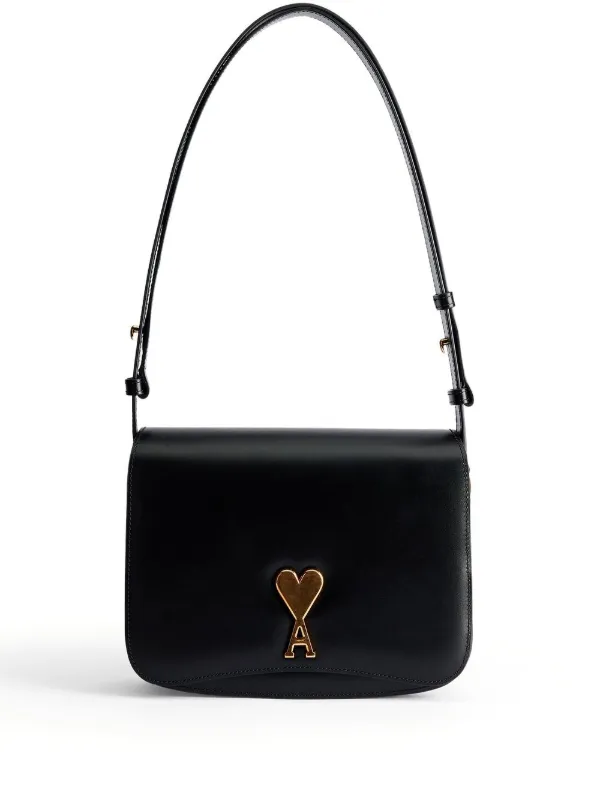 AMI Paris Ami De Coeur Plaque Shoulder Bag - Farfetch