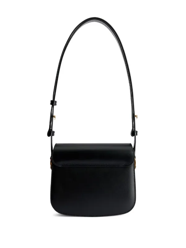 AMI Paris Leather Shoulder Bag - Farfetch