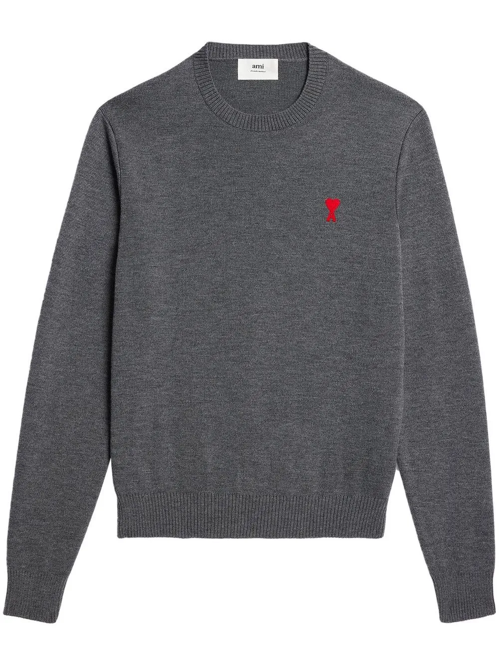 

AMI Paris Ami de Couer wool jumper - Grey