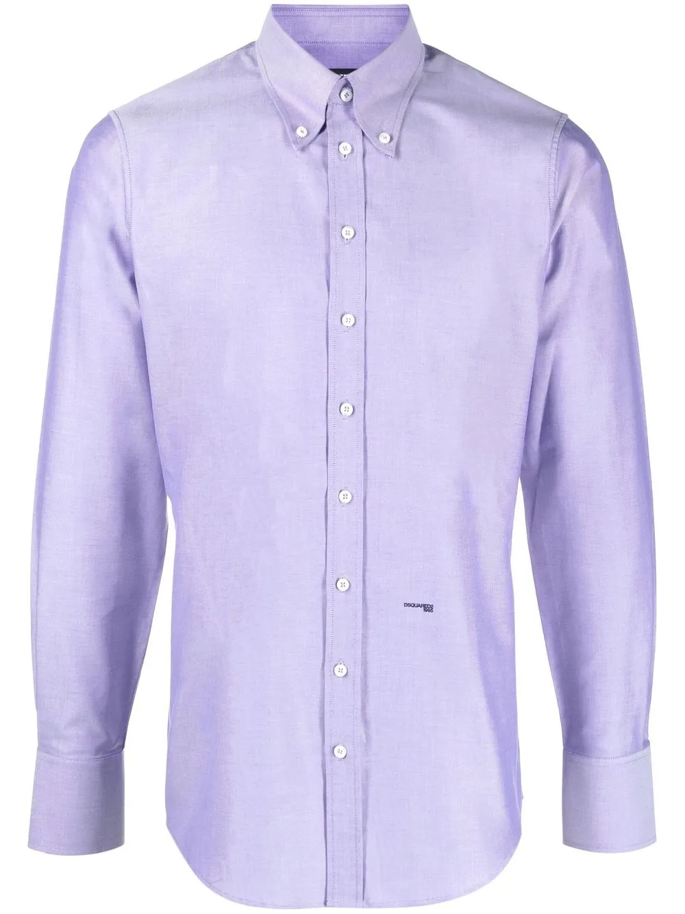 

Dsquared2 logo-embroidered cotton shirt - Purple