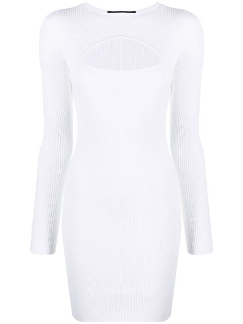 DSQUARED2 cut-out rib-knit minidress Women