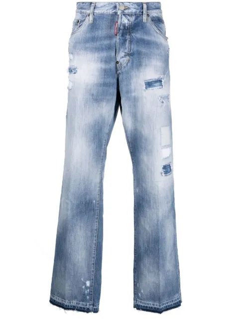 DSQUARED2 jeans anchos de tiro bajo 