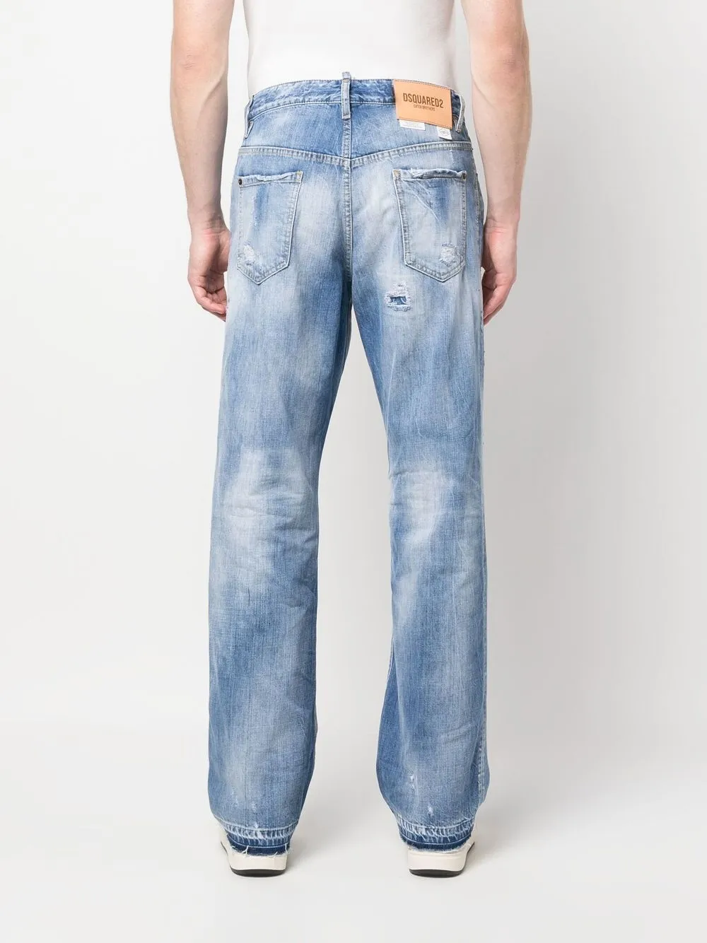 DSQUARED2 ディースクエアード ワイドデニム ROADIE JEAN - デニム 