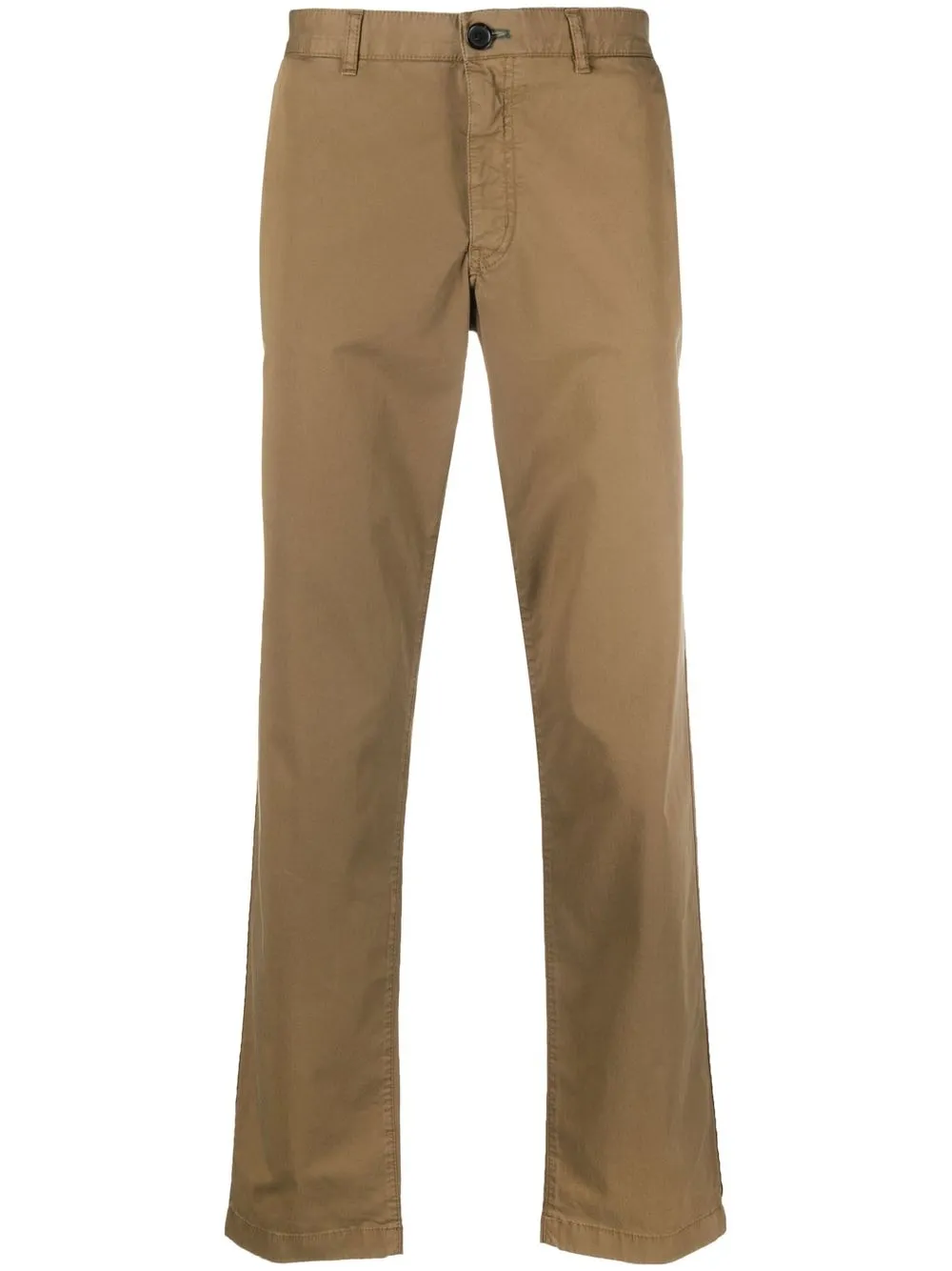 

PS Paul Smith straight-leg cropped trousers - Brown