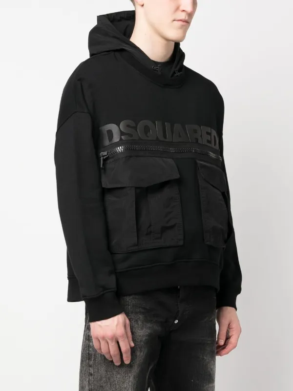 Dsquared cheap hoodie black