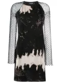 DSQUARED2 tie-dye mini dress - Black