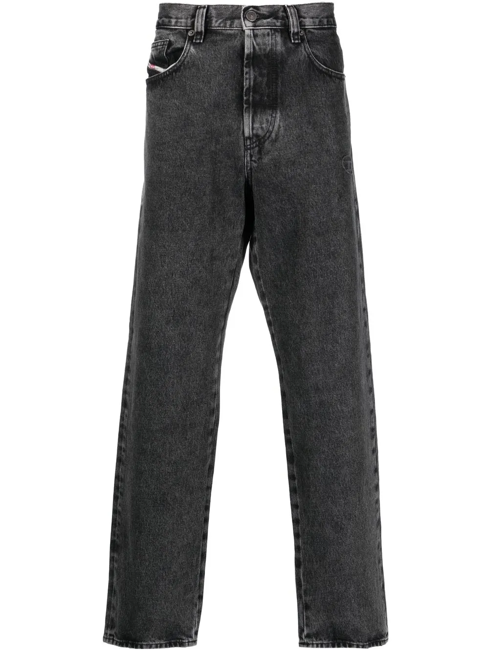 

Diesel mid-rise straight-leg jeans - Grey