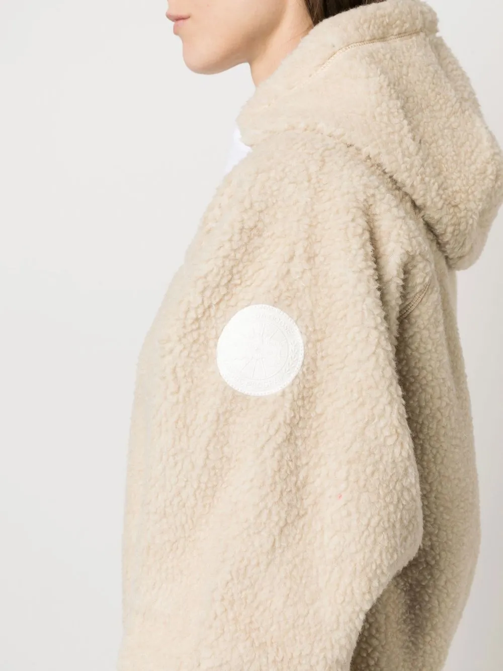 Canada Goose fleece-texture Zipped Jacket - Farfetch