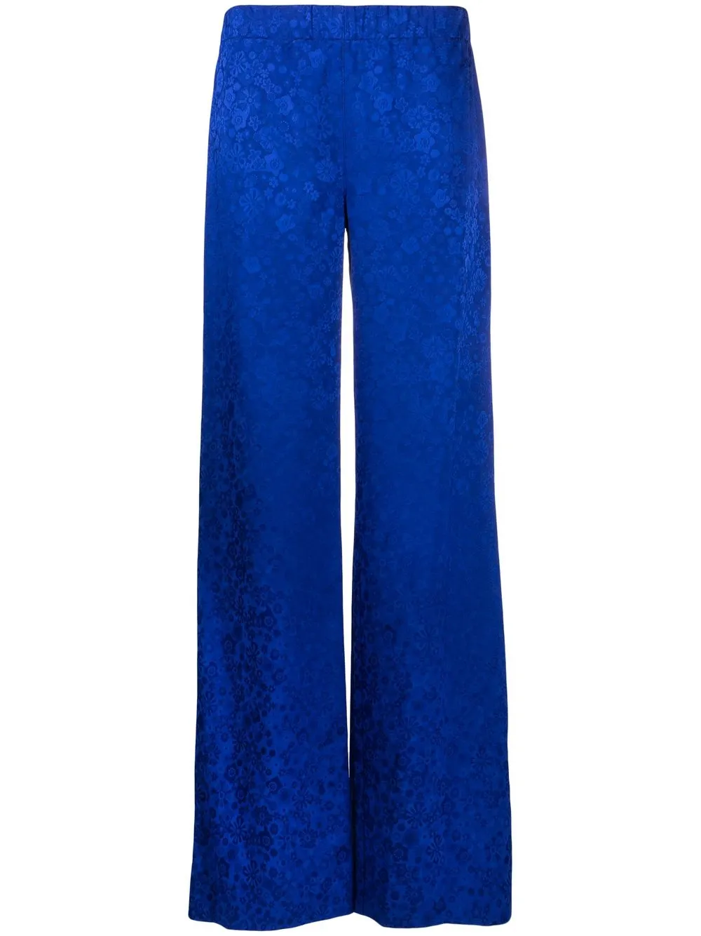 

P.A.R.O.S.H. patterned-jacquard trousers - Blue