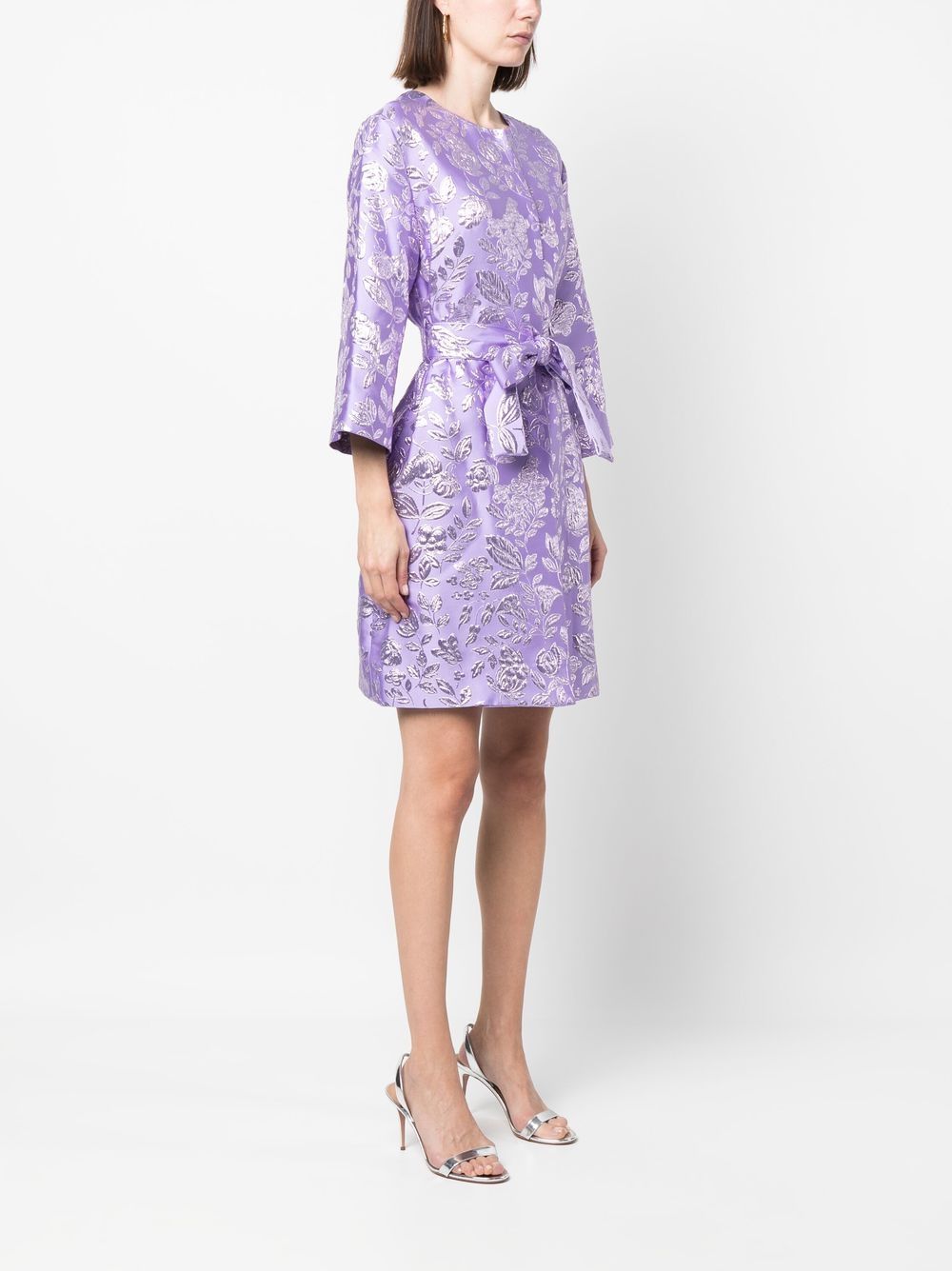 ETRO jacquard belted coat Women