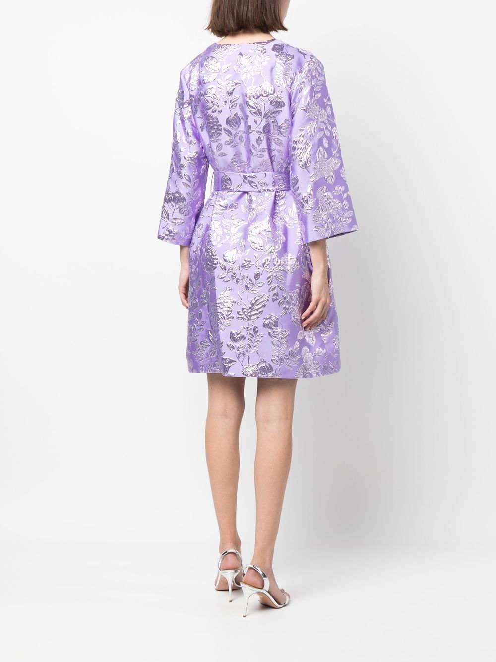 ETRO jacquard belted coat Women