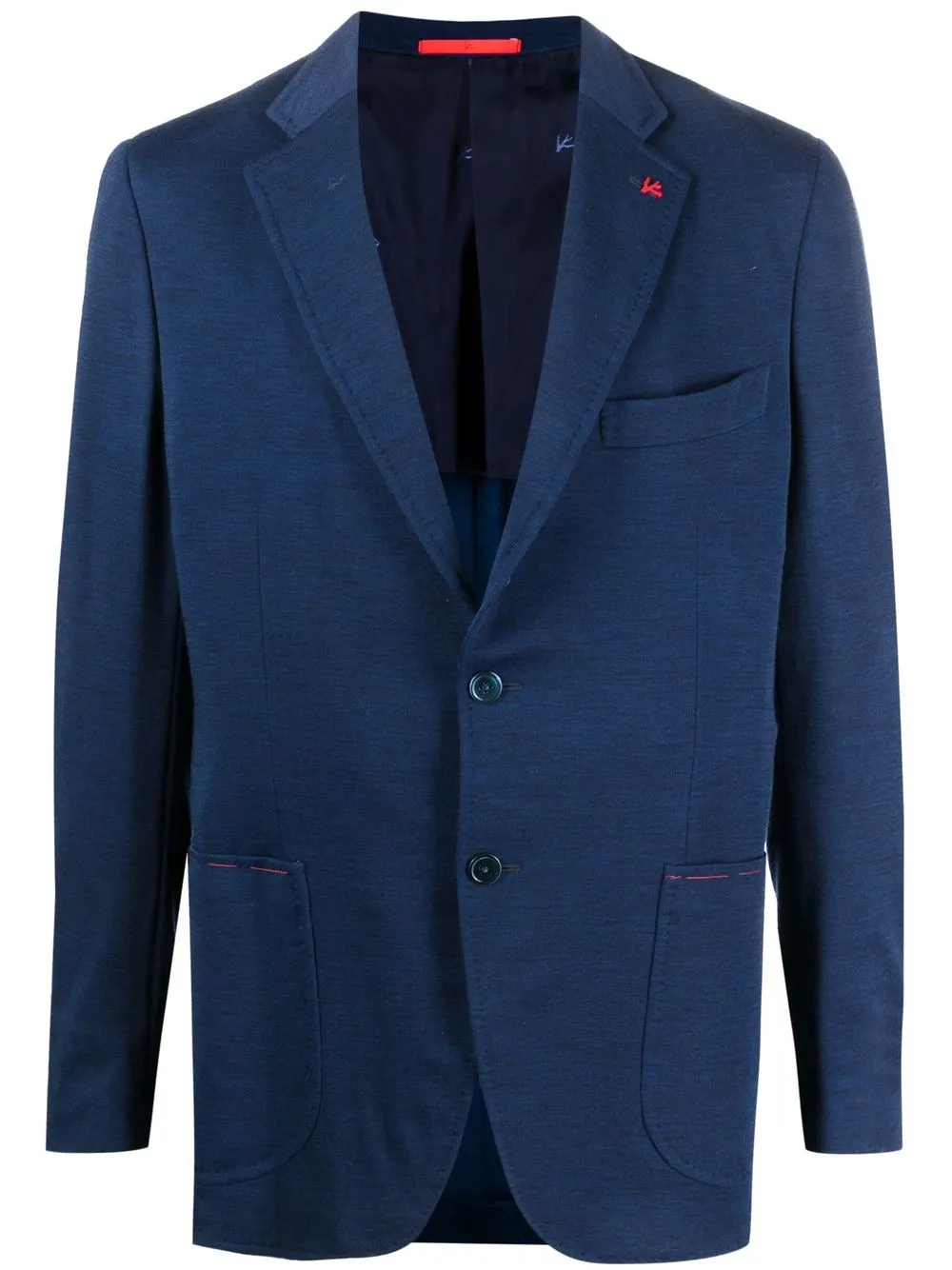 

Isaia blazer slim con botones - Azul