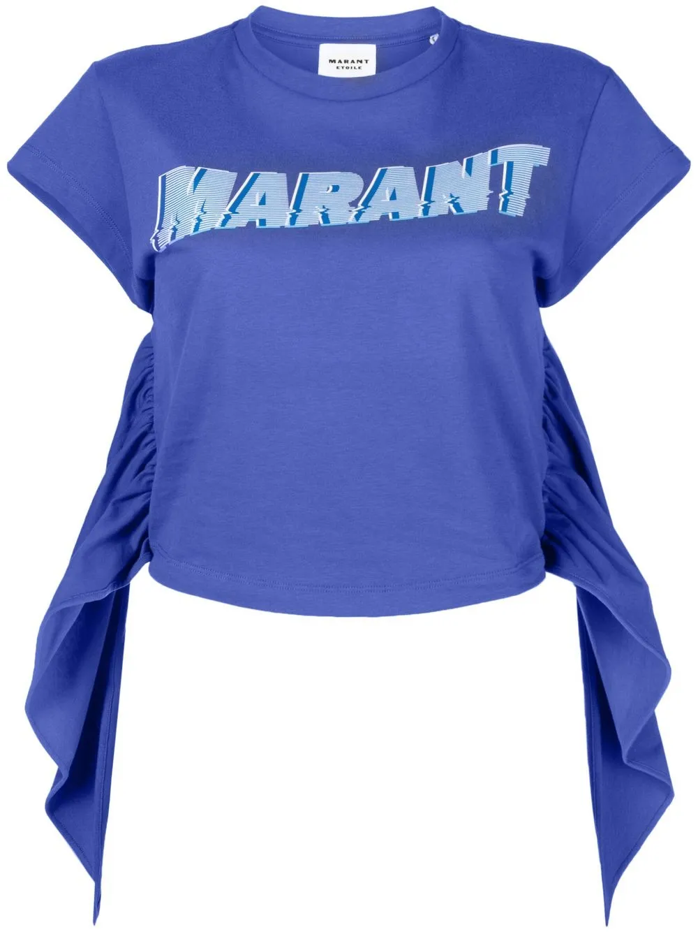 

Isabel Marant Étoile Zodya logo-print T-shirt - Blue